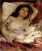 Pierre Renoir Reclining Semi-nude oil painting artist